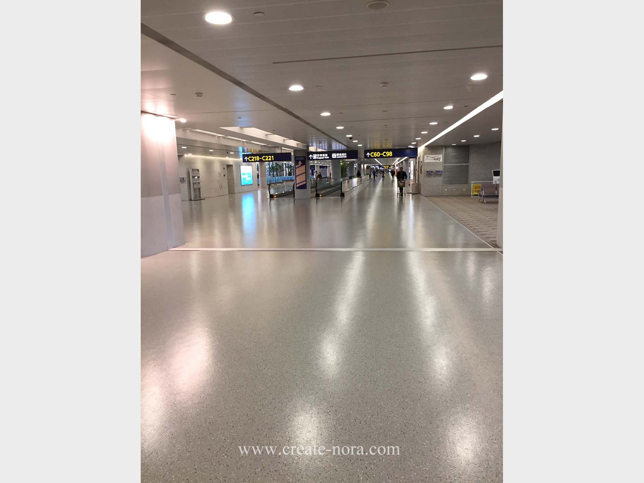 the photo of nora rubber flooring in Pudong International Airport Terminal 2 14